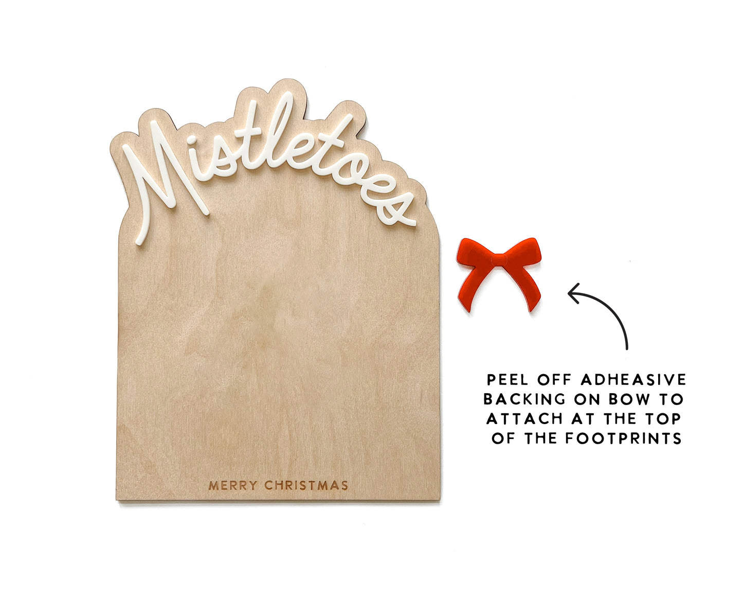 DIY MISTLETOE FOOTPRINT
