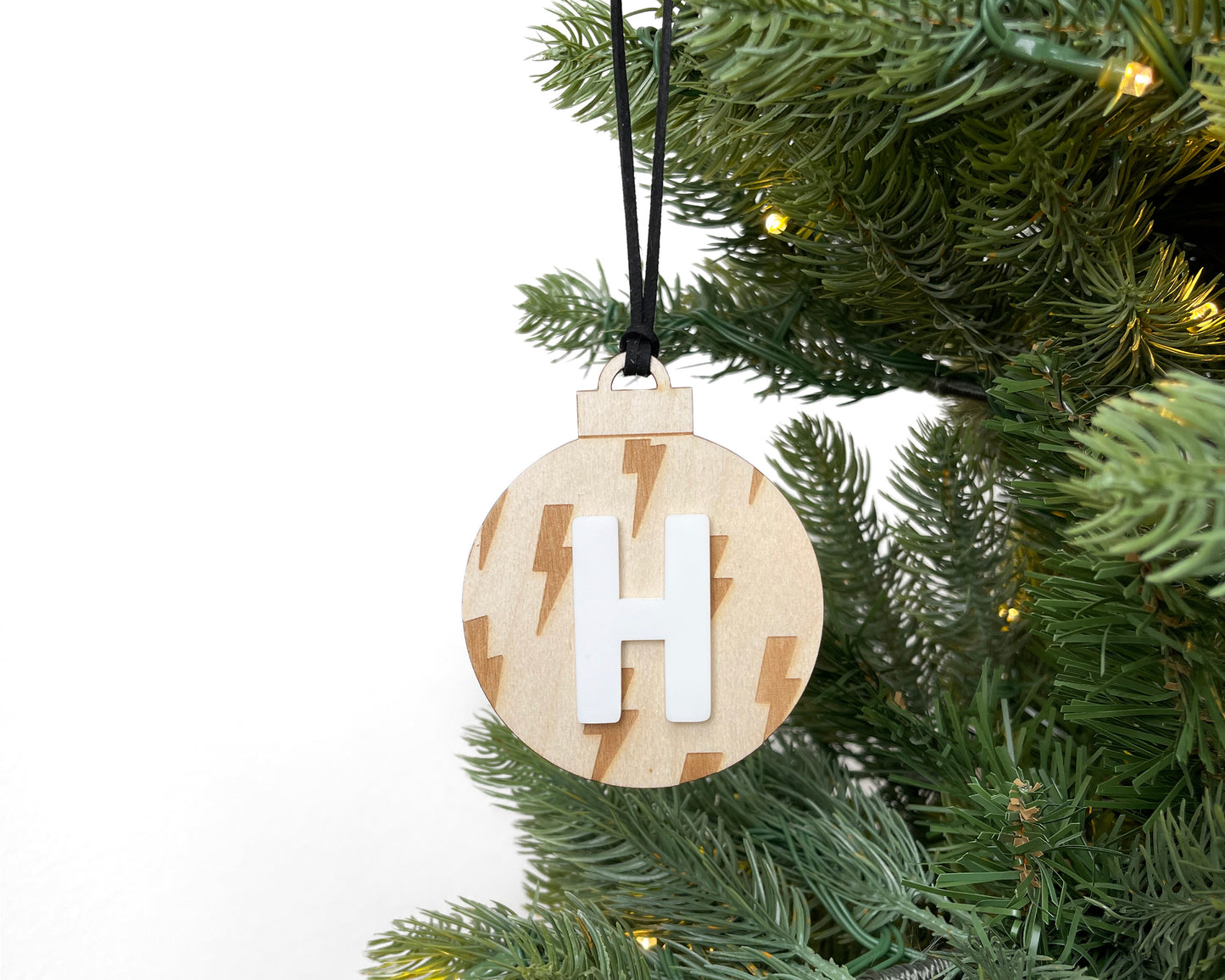 Letter Lightning Ornament