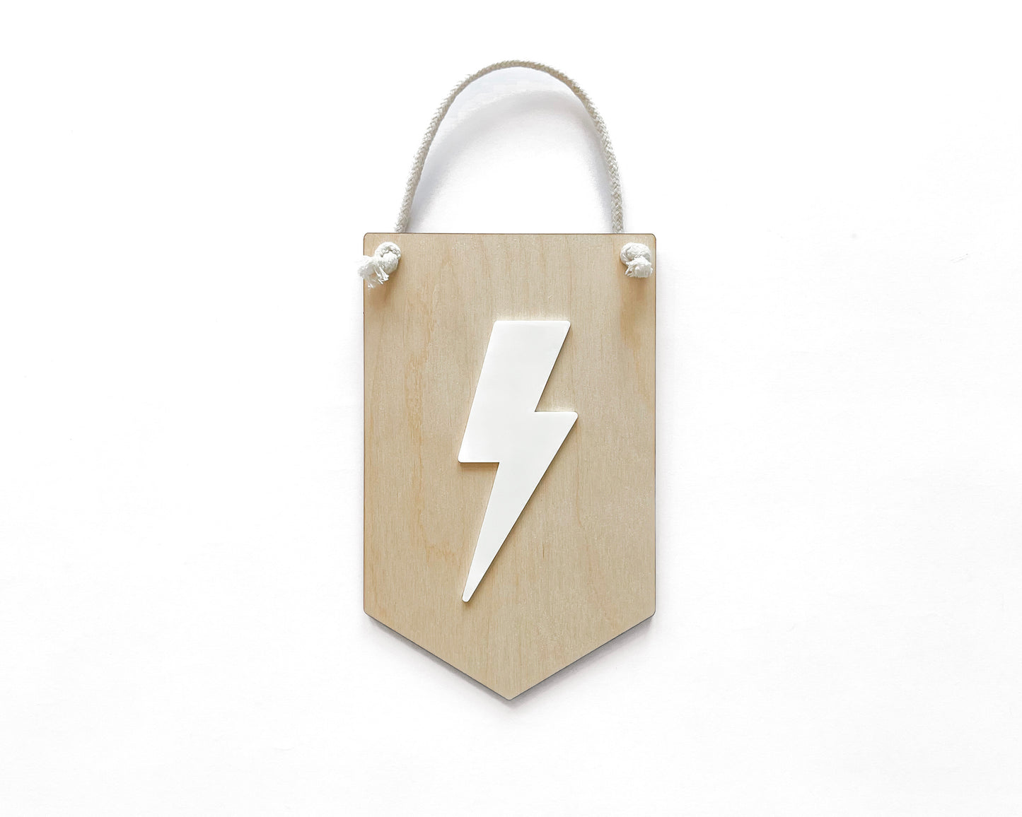 Lightning Bolt Hanging Sign