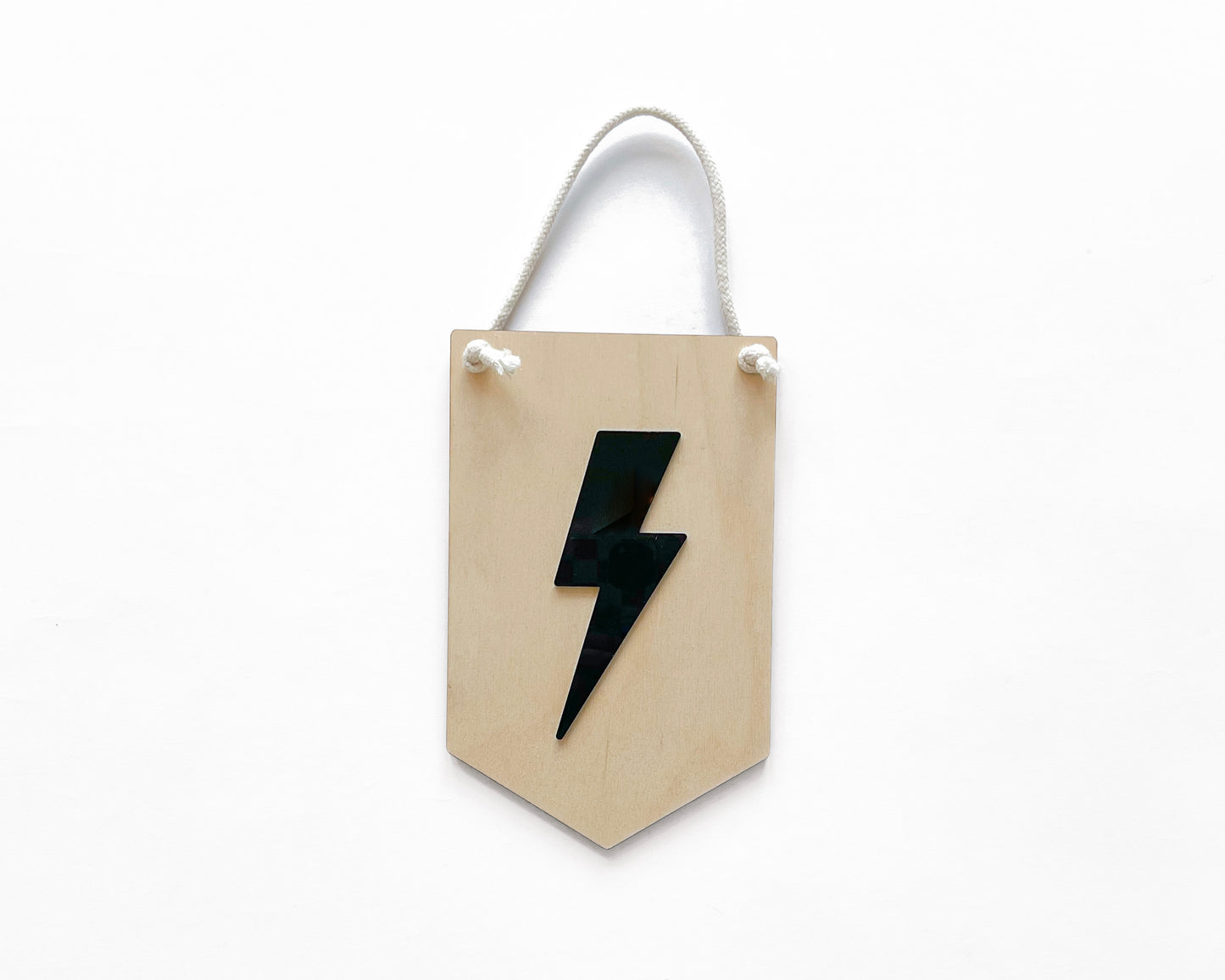 Lightning Bolt Hanging Sign