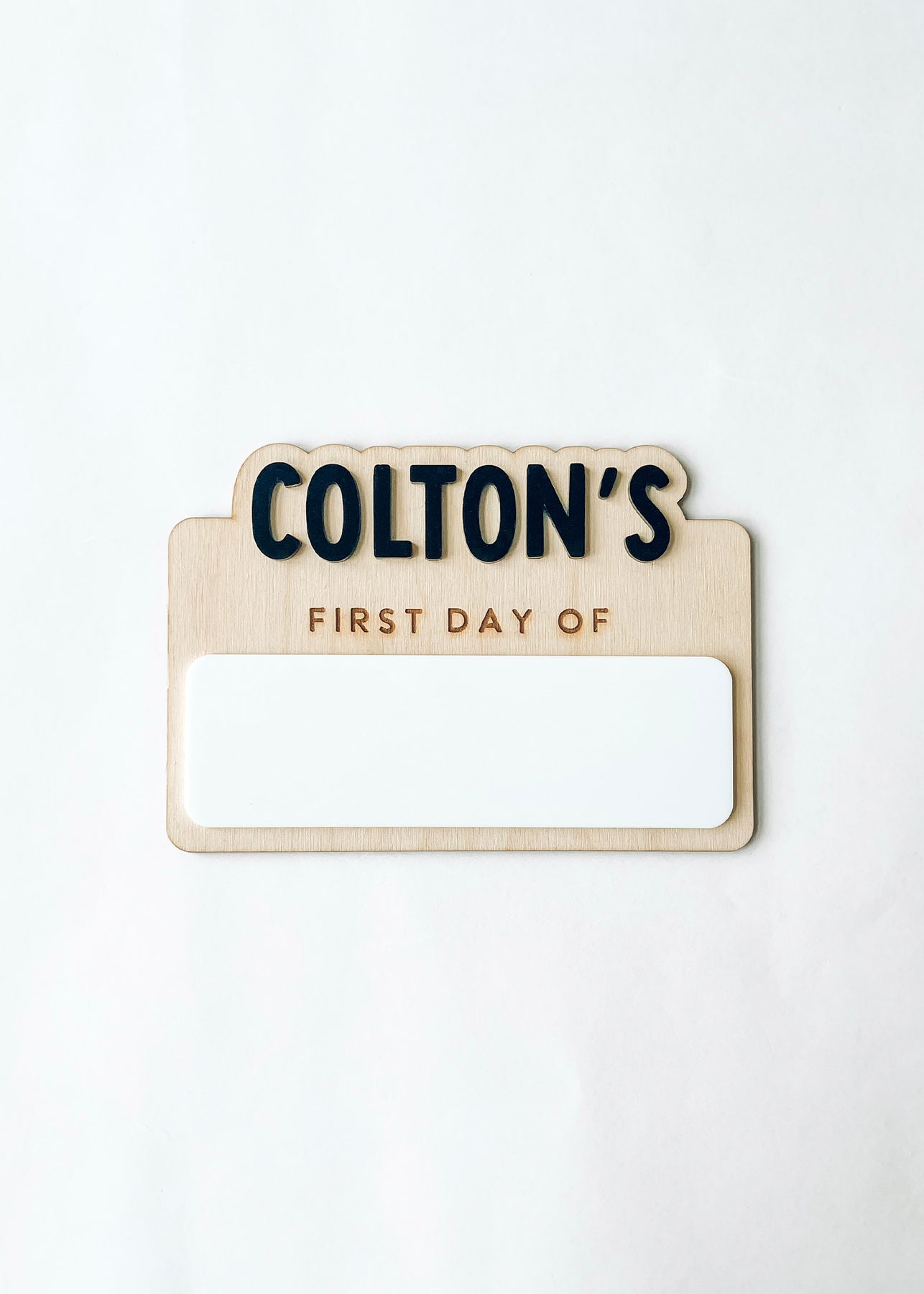 Small First Day Sign – '97 Design Co.