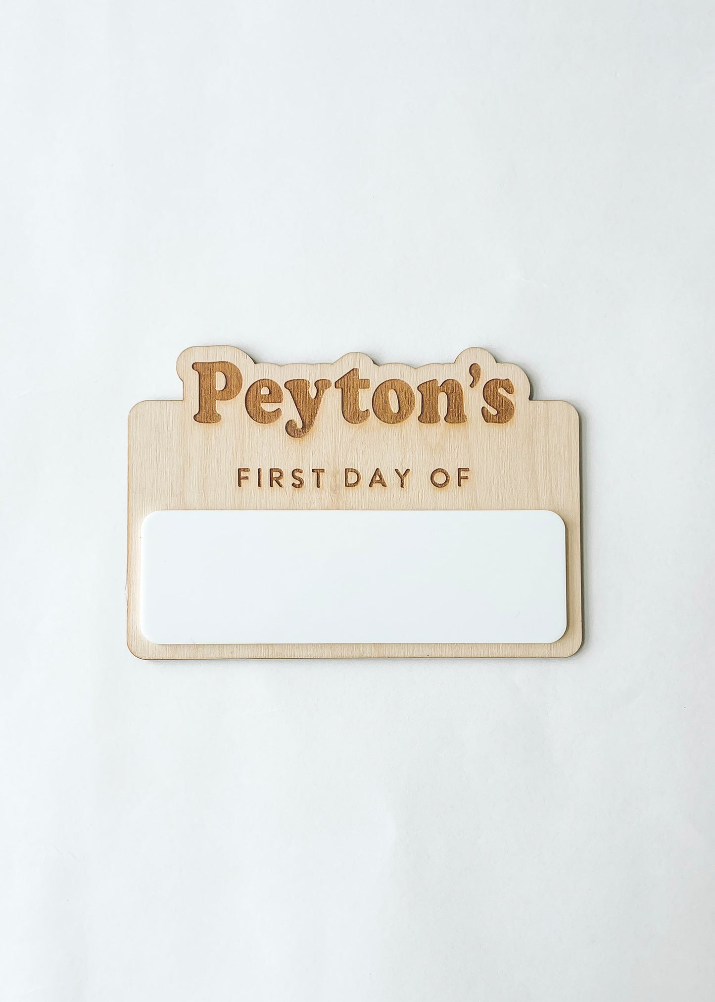 Small First Day Sign